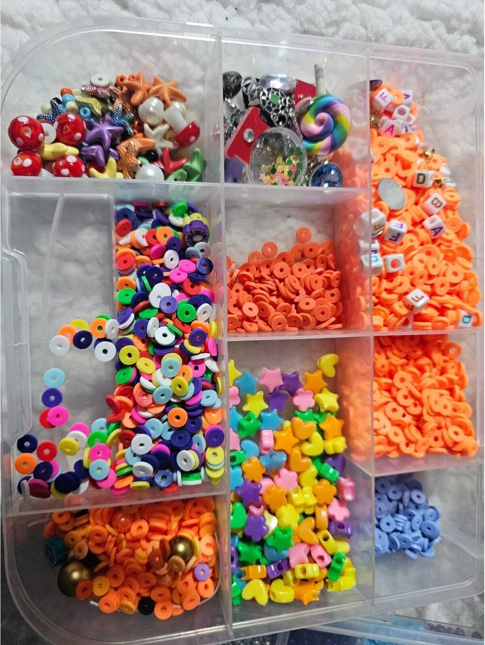 (Lot of 3) Mixed Jewelry Crafting Beads Various Colors & Styles With 3 Boxes